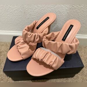 “New” French Connection Women's Pink Sandals size6.5